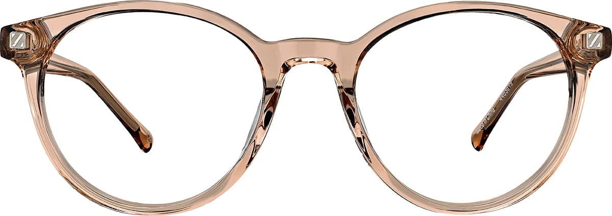 れるめ Clear Round Magnetic Snap-On Set #99113923 | Zenni Optical