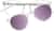Front view of Round Magnetic Snap-On Set 99113923 in Clear thumbnail
