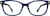 Front view without clip-on of Rectangle Magnetic Snap-On Set 99114016 in Blue thumbnail