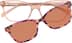 Rectangle Magnetic Snap-On Set 99114019 in Pink