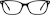 Front view without clip-on of Rectangle Magnetic Snap-On Set 99114021 in Black thumbnail