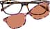 Rectangle Magnetic Snap-On Set 99114025 in Tortoiseshell