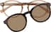 Round Magnetic Snap-On Set 99114115 in Brown