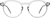 Front view without clip-on of Round Magnetic Snap-On Set 99114123 in Clear thumbnail