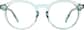 Front view without clip-on of Round Magnetic Snap-On Set 99114124 in Green thumbnail