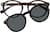 Front view of Round Magnetic Snap-On Set 99114125 in Tortoiseshell thumbnail