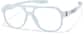 Angle view of OptiFlex: LVLUP Expo Aviator Glasses 99114246 in Blue thumbnail