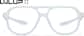 Front view of OptiFlex: LVLUP Expo Aviator Glasses 99114246 in Blue thumbnail