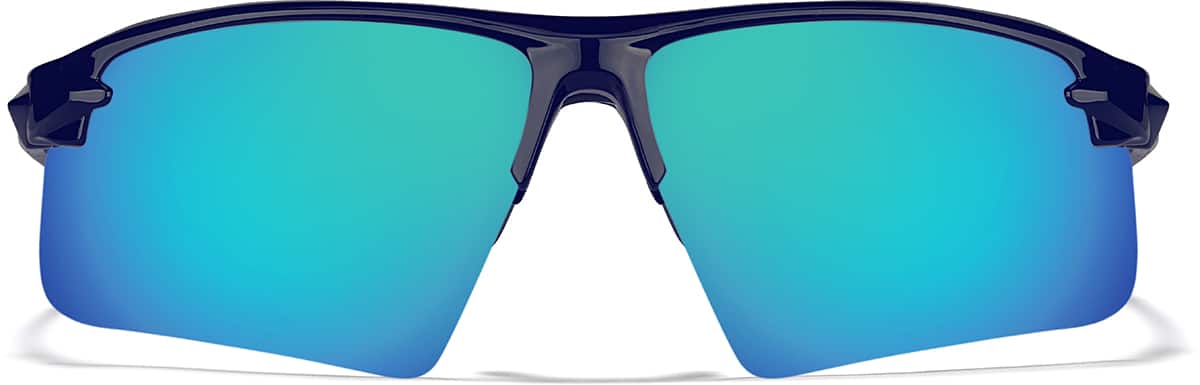 Front view of Quickshift - Wrap-around Sunglasses (Larger Lenses) 99115216 in Blue