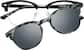 Front view of Browline Sunshade 99115321 in Black thumbnail