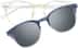 Browline Clip-on Sunglasses 99115323 in Clear