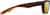 Side view of Zunnies -Rectangle Sports Sunglasses 99115415 in Brown thumbnail