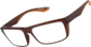 Angle view of Zunnies -Rectangle Sports Sunglasses 99115415 in Brown thumbnail