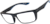 Angle view of Zunnies -Rectangle Sports Sunglasses 99115421 in Black thumbnail