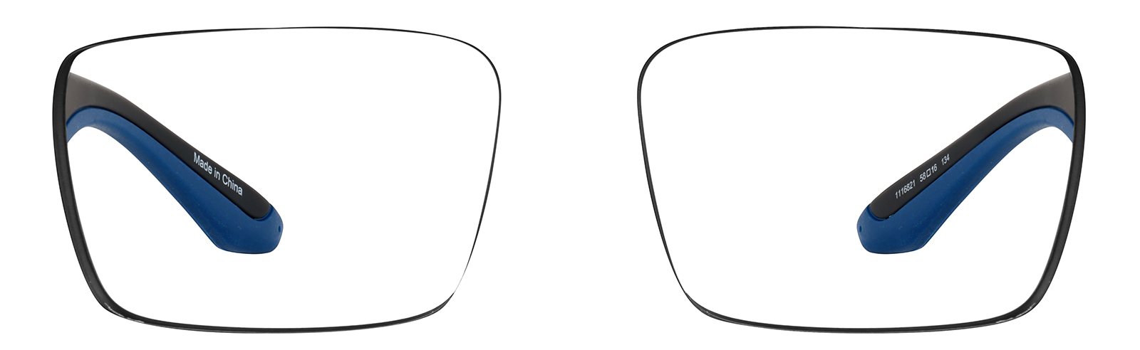 Black Zunnies -Rectangle Sports Sunglasses #99115421 | Zenni Optical