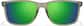 Front view of Zunnies -Rectangle Sports Sunglasses 99115524 in Green thumbnail