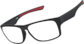 Angle view of Zunnies -Rectangle Sports Sunglasses 99115621 in Black thumbnail