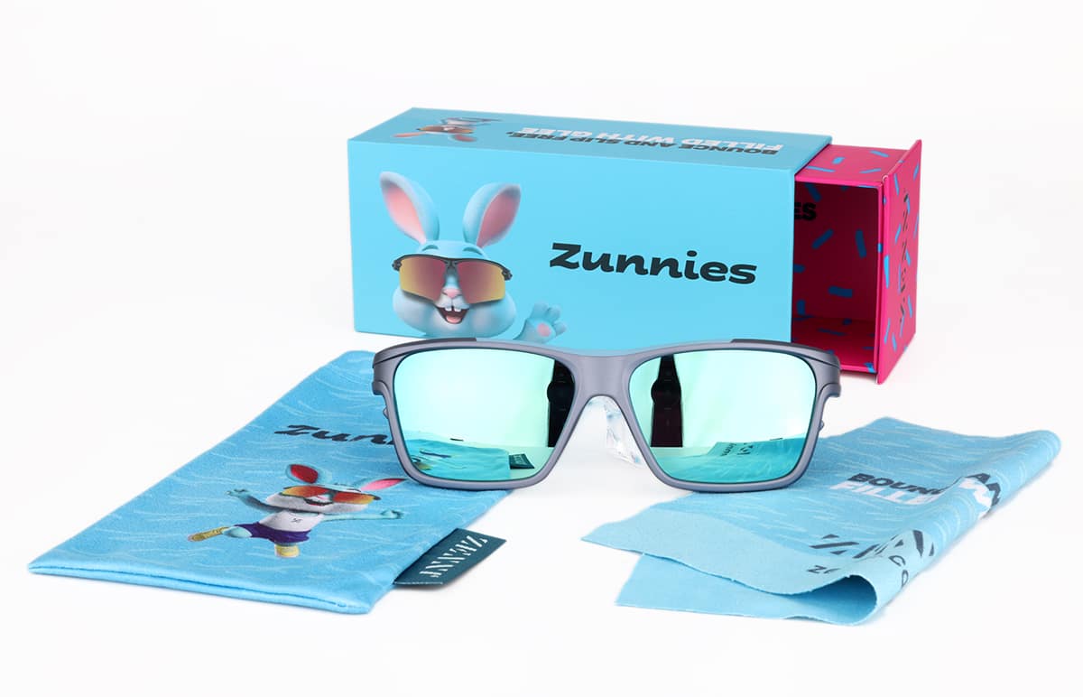 Blue Zunnies -Square Sports Sunglasses #99115716 | Zenni Optical