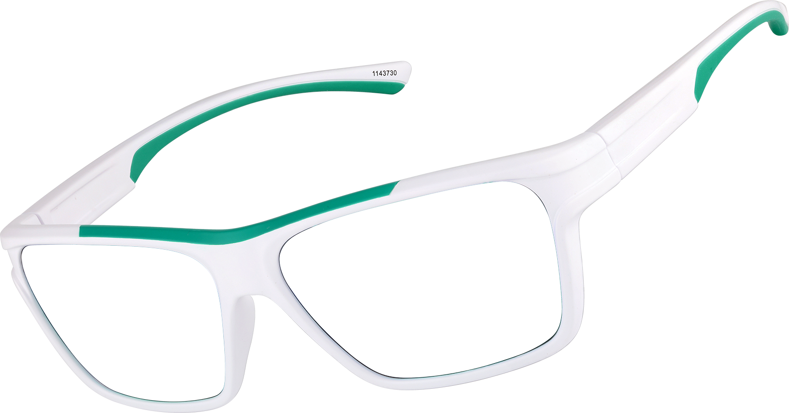 Angle view of Zunnies -Square Sports Sunglasses 99115730 in White