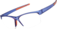 Angle view of Zunnies -Wrap-Around Sports Sunglasses 99115816 in Blue thumbnail
