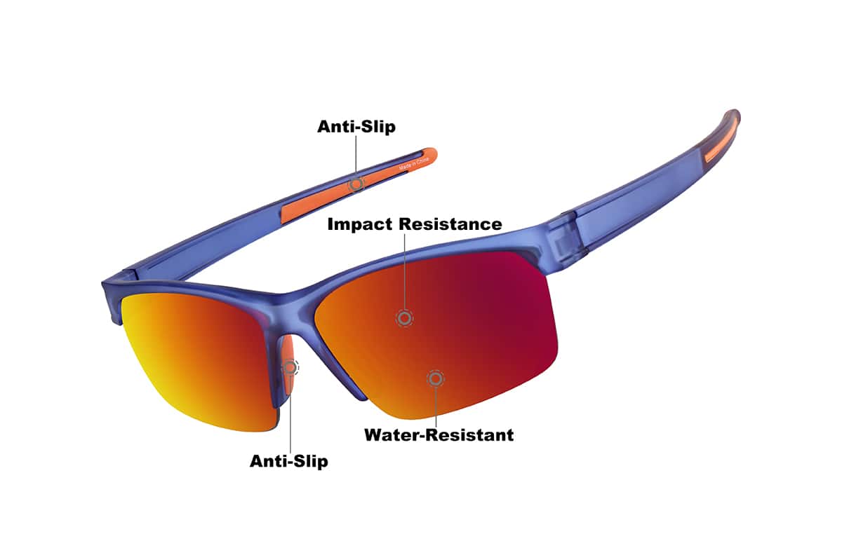 Image of Zunnies -Wrap-Around Sports Sunglasses
