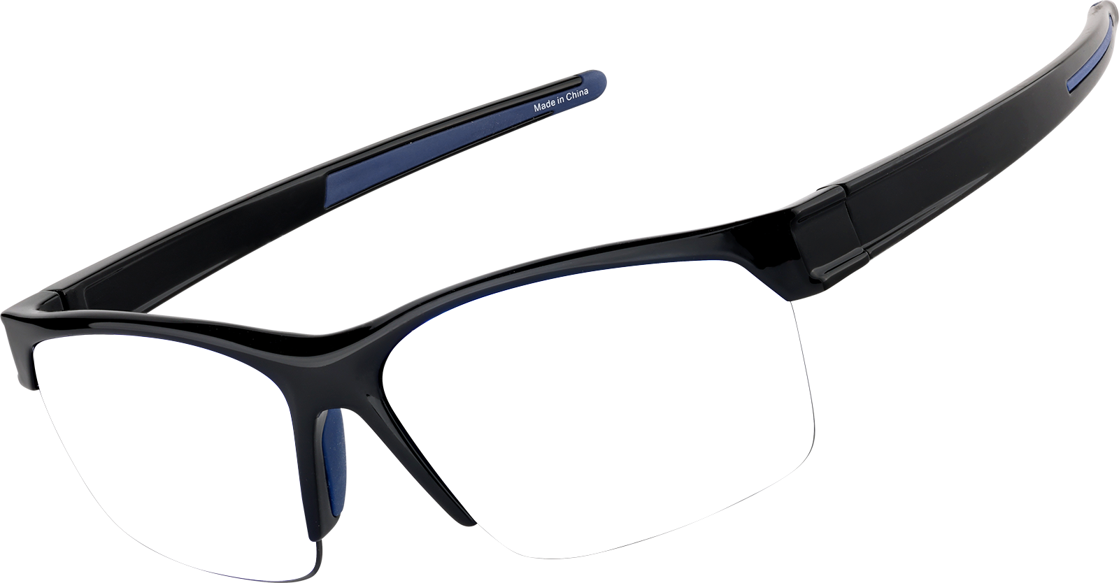 Angle view of Zunnies -Wrap-Around Sports Sunglasses 99115821 in Black
