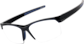 Angle view of Zunnies -Wrap-Around Sports Sunglasses 99115821 in Black thumbnail