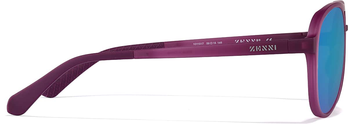 Side view of Zunnies -Aviator Sunglasses 99115917 in Purple