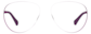 Front view of Zunnies -Aviator Sunglasses 99115917 in Purple thumbnail
