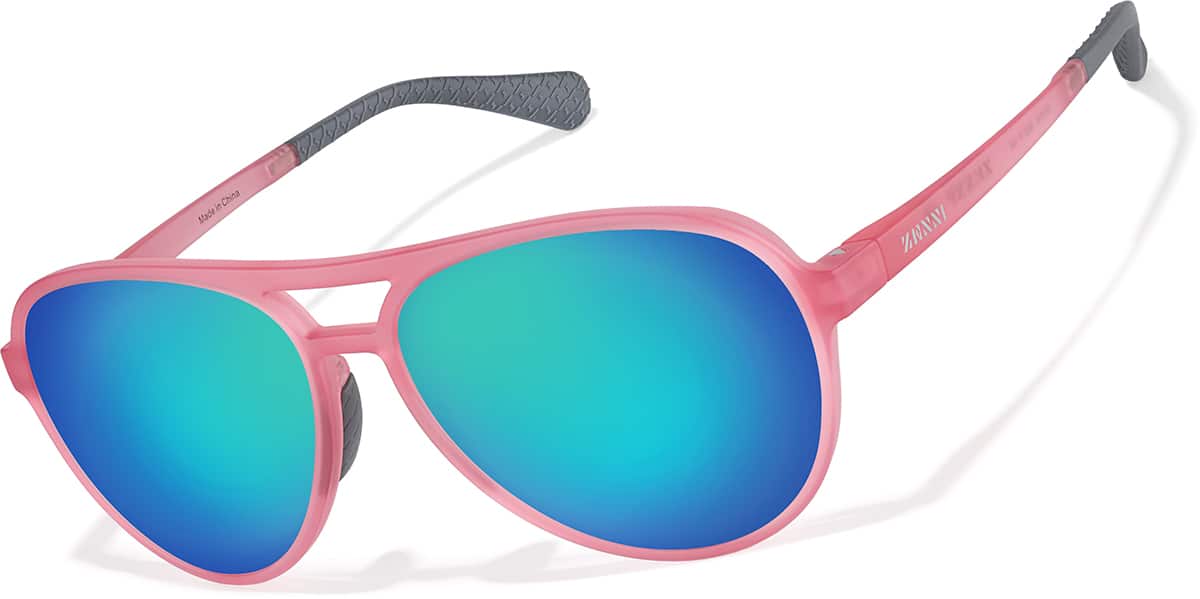 sunning Red Zunnies - Wrap-Around Sports Sunglasses #1143118 | Zenni