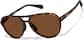 Angle view of Zunnies -Aviator Sunglasses 99115925 in Tortoiseshell thumbnail