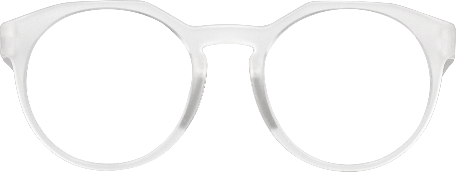 【ゴム新品】Lucite Crescent Clear Pony Clear Zunnies -Geometric Sunglasses #99116023 | Zenni Optical