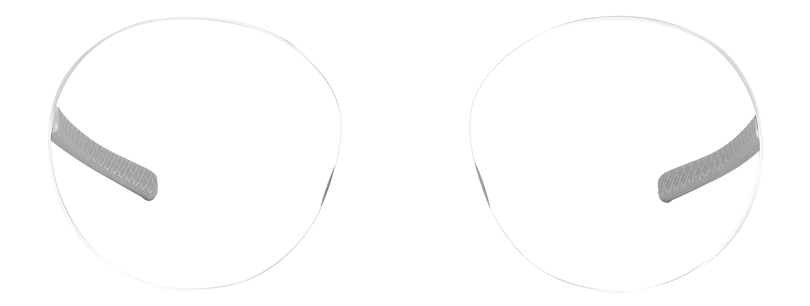 Front view of Zunnies -Geometric Sunglasses 99116023 in Clear