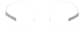 Front view of Zunnies -Geometric Sunglasses 99116023 in Clear thumbnail