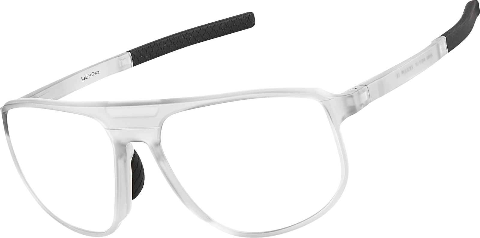 Angle view of Zunnies -Aviator Sunglasses 99116123 in Clear