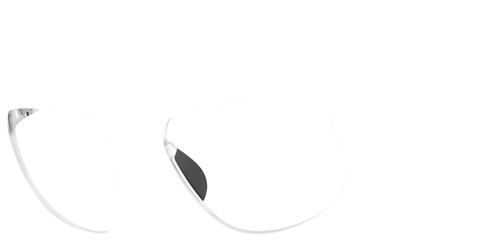 Angle view of Zunnies -Aviator Sunglasses 99116123 in Clear