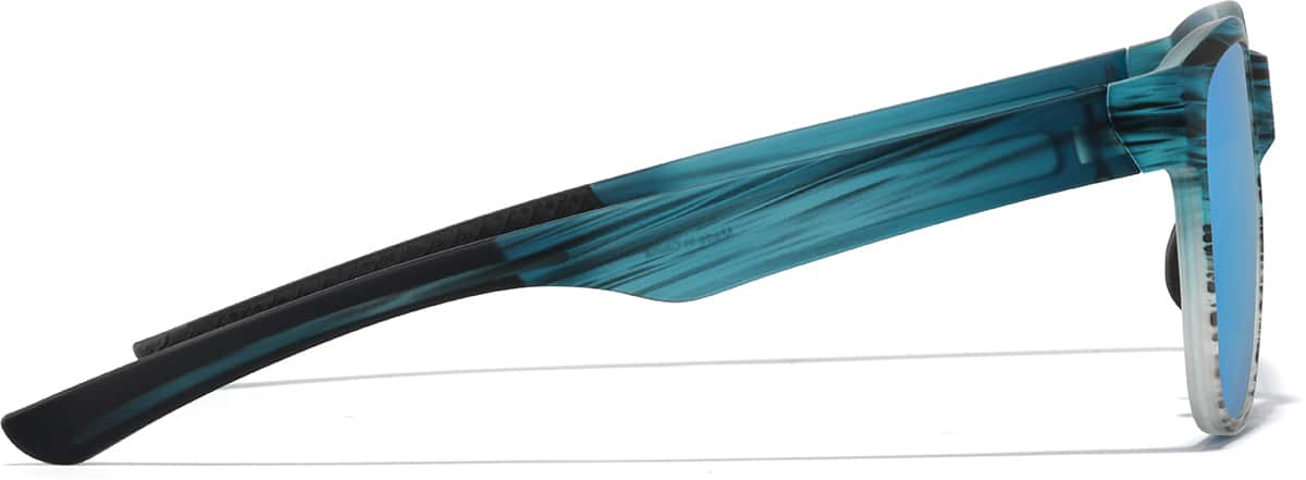 Side view of Zunnies -Square Sports Sunglasses 99116216 in Blue