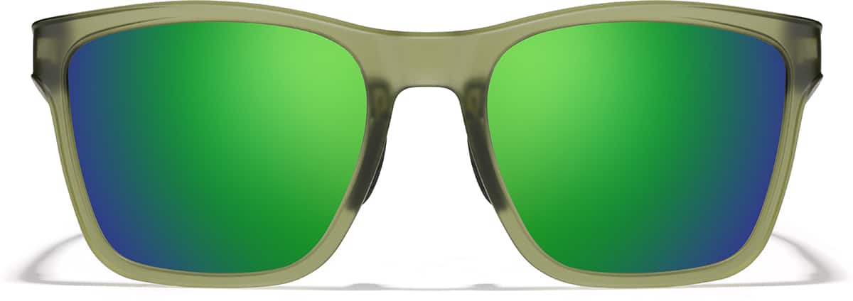 Front view of Zunnies -Square Sunglasses 99116324 in Green