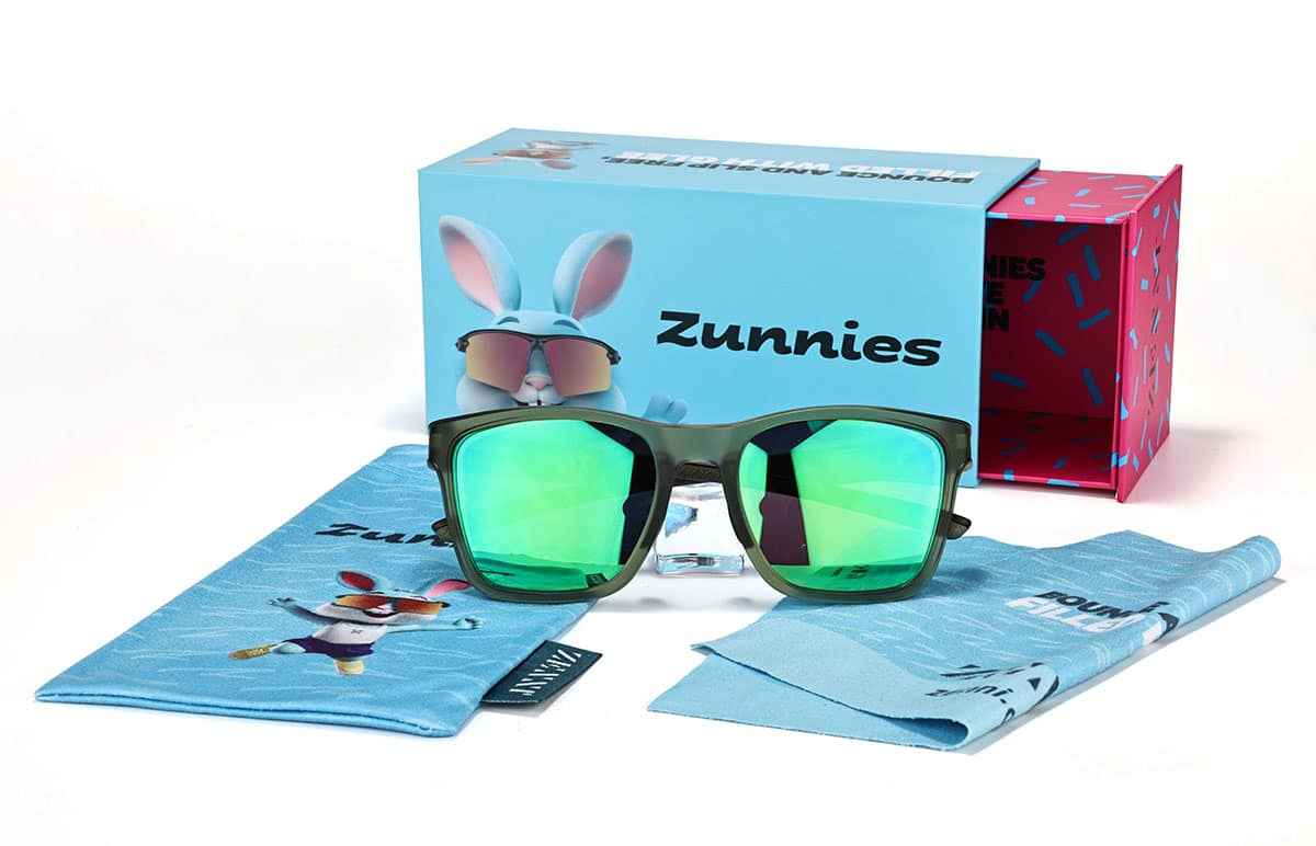 Green Zunnies -Square Sunglasses #99116324 | Zenni Optical