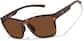 Angle view of Zunnies -Square Sunglasses 99116325 in Tortoiseshell thumbnail
