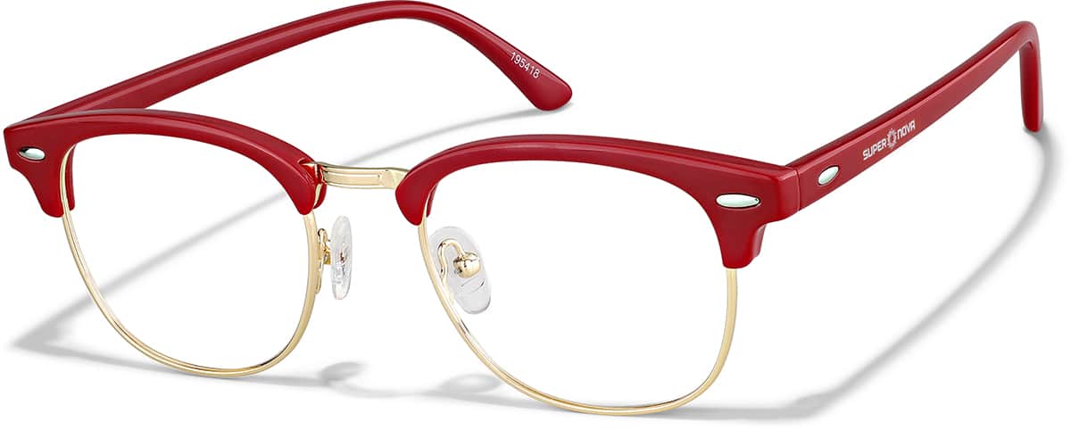 Angle view of 2-Frame 99117018 in Red