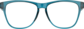 Front view of Zunnies -Square Sunglasses 99117416 in Blue thumbnail