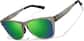 Angle view of Zunnies -Square Sunglasses 99117424 in Green thumbnail