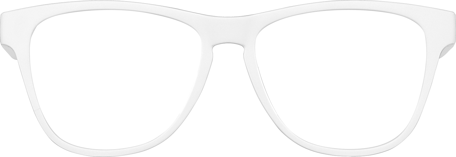 Front view of Zunnies -Square Sunglasses 99117430 in White