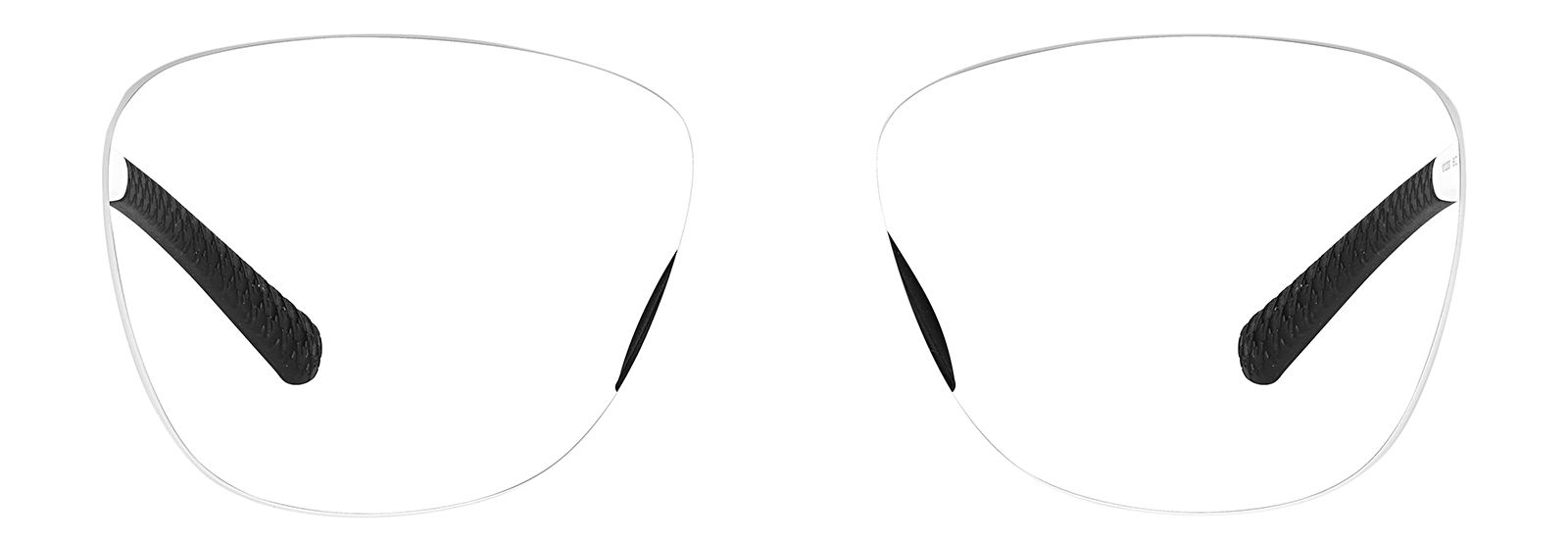 Front view of Zunnies -Square Sunglasses 99117430 in White