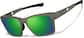 Angle view of Zunnies - Anteojos de sol cuadradas 99117624 in Verde thumbnail