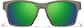 Front view of Zunnies - Anteojos de sol cuadradas 99117624 in Verde thumbnail