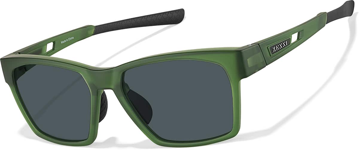 新品　type O square daydream grayish green Green Zunnies - Square Sunglasses #99117634 | Zenni Optical