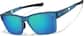 Angle view of Zunnies - Anteojos de sol cuadradas 99117636 in Azul thumbnail