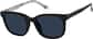 Angle view of Lentes de Sol cuadradas con lentes con clip 99117821 in Negro thumbnail